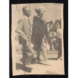 Image of Queen with kaumatua